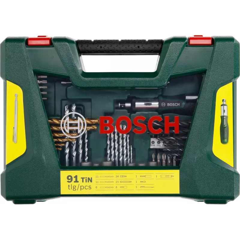 Bosch 2 607 017 195 drill bit Drill bit set 91 pc(s)