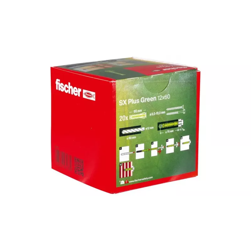 Expansion anchor Fischer 567812 60 mm Green 20 pcs