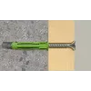 Screw & wall plug kit Fischer 567813 45 pcs Green