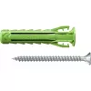 Screw & wall plug kit Fischer 567813 45 pcs Green