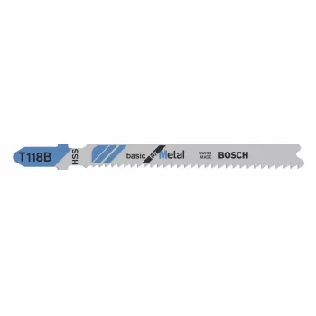 Jigsaw blade Bosch T 118 B High-Speed Steel HSS 5 pc(s)