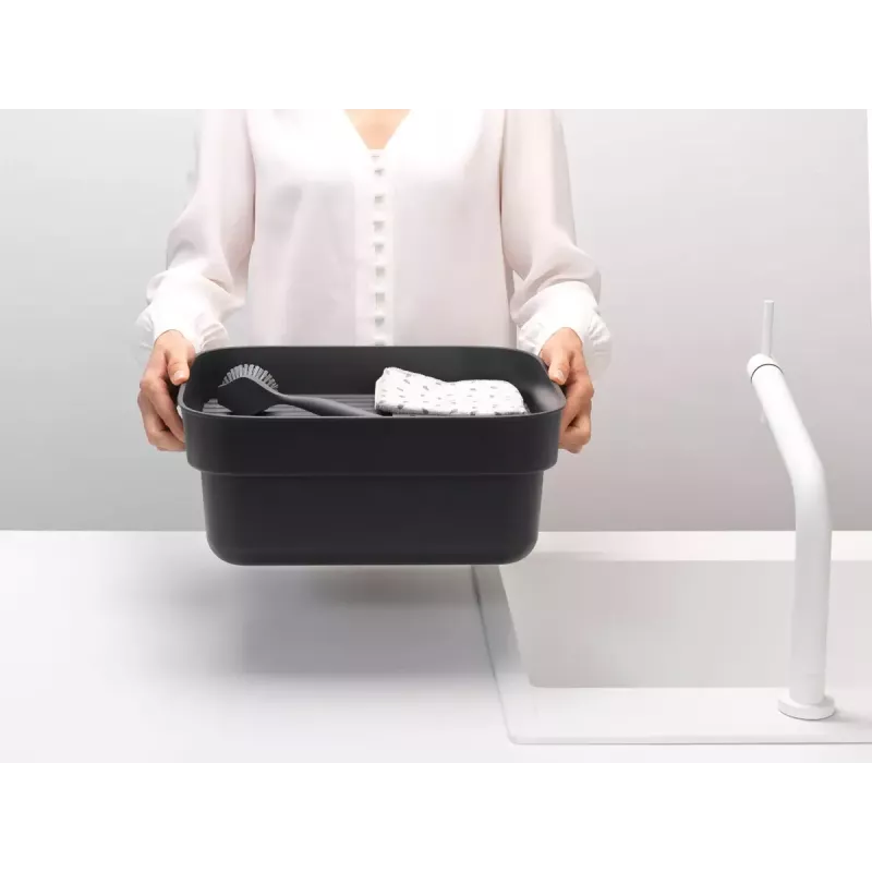 Dishwashing tub Brabantia 302664 Rectangular Grey 374x344x161 mm