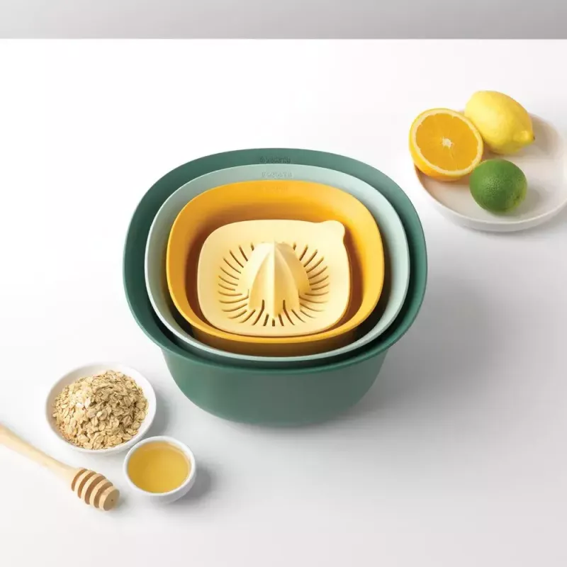 Set Brabantia Tasty+ Stackable 3.2L Blue Green Yellow