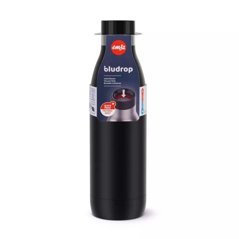 EMSA Bludrop Color N31109 Daily usage 700 ml Stainless steel Black