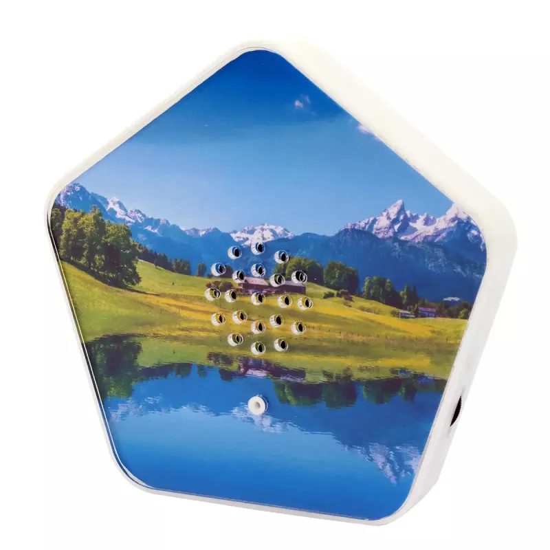 Sound machine Olympia Sounds of Nature, white, compact dimensions 135×30×130 mm