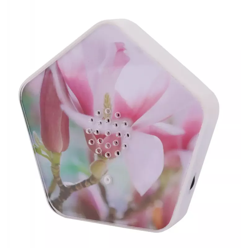 Sound machine Olympia Sounds of Nature, white, compact dimensions 135×30×130 mm