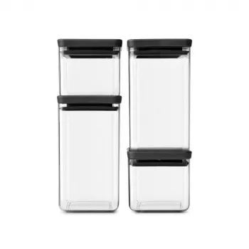 Jar Square Plastic Brabantia Tasty+