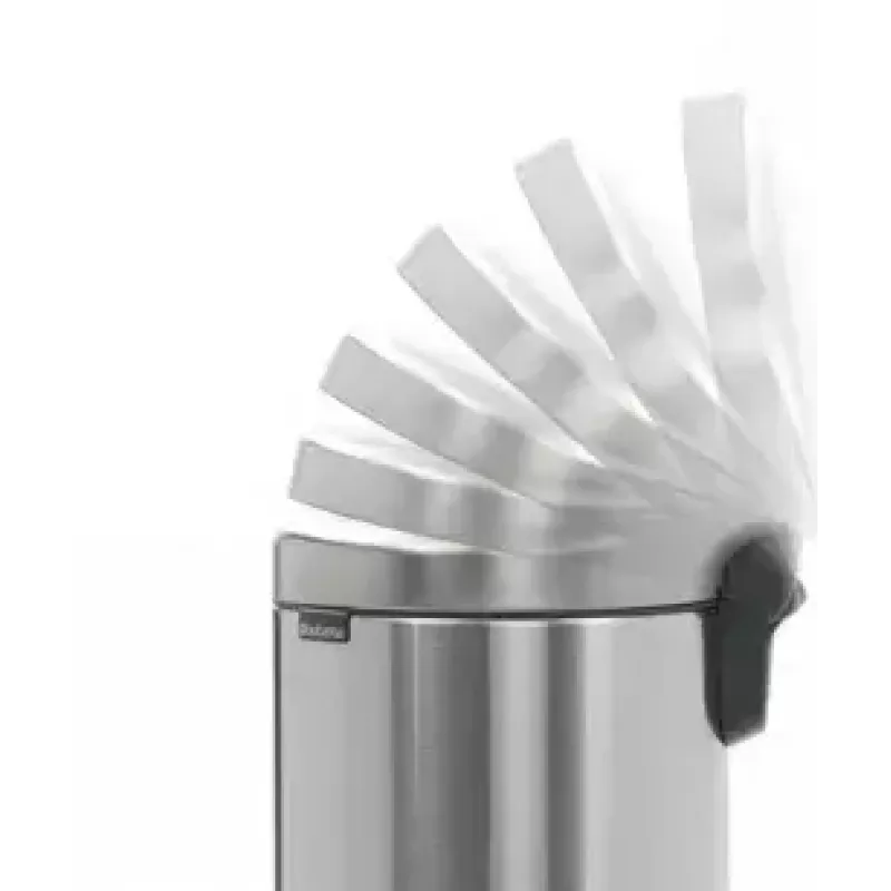 Trash Can Brabantia 112041 12 L Round Stainless Steel