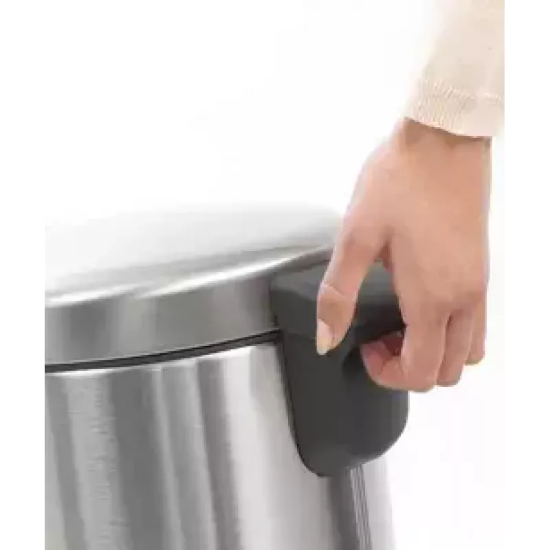 Trash Can Brabantia 112041 12 L Round Stainless Steel