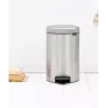 Trash Can Brabantia 112041 12 L Round Stainless Steel