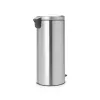 Pedal Bin Brabantia newIcon Round Brushed steel Diameter 30 cm