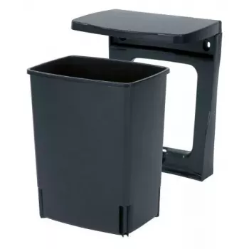 Brabantia 10L Black Waste Bin 260mm Width 210mm Depth 330mm Height