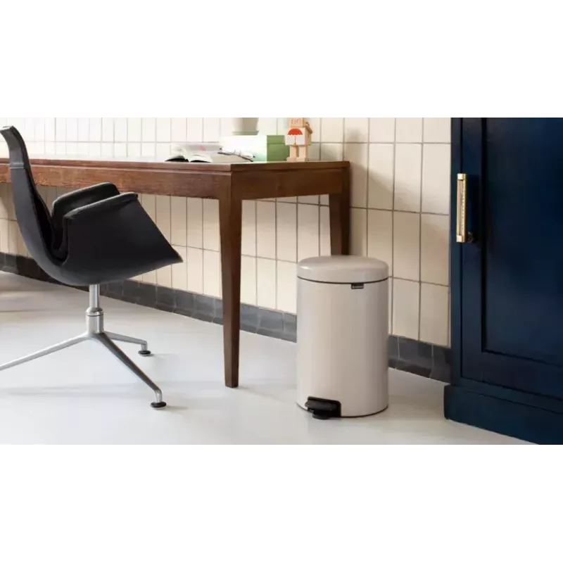 Brabantia NewIcon 20 L Round Beige Waste Bin
