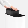Trash Can Brabantia 313547 34L Rectangular Plastic White