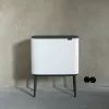 Trash Can Brabantia 313547 34L Rectangular Plastic White