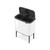 Trash Can Brabantia 313547 34L Rectangular Plastic White