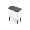 Trash Can Brabantia 313547 34L Rectangular Plastic White