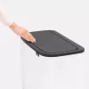 Trash Can Brabantia 313547 34L Rectangular Plastic White