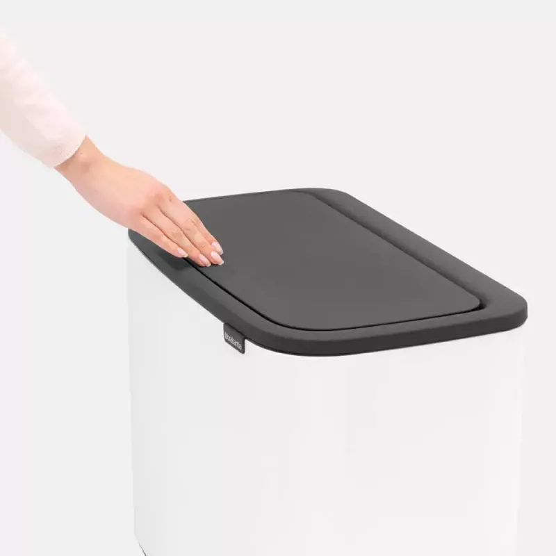 Trash Can Brabantia 313547 34L Rectangular Plastic White