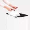 Trash Can Brabantia 313547 34L Rectangular Plastic White