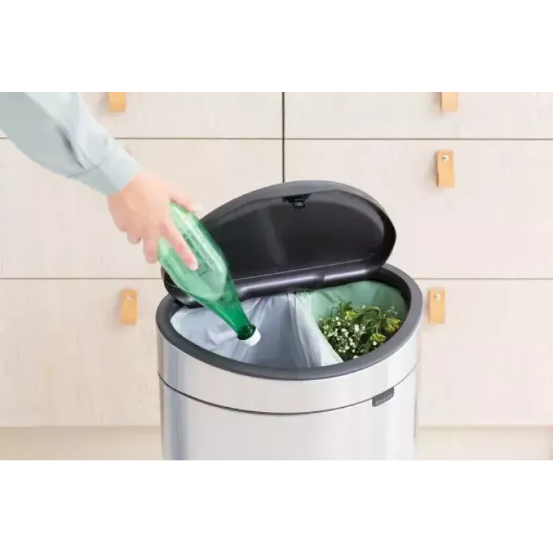 Touch Bin Oval Steel Brabantia 100680