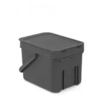 Trash Can Brabantia 109720 6L Rectangular Grey
