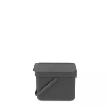 Trash Can Brabantia 109720 6L Rectangular Grey
