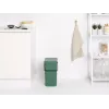 Trash Can Brabantia 129827 16L Rectangular Plastic Green