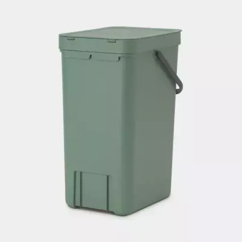 Trash Can Brabantia 129827 16L Rectangular Plastic Green