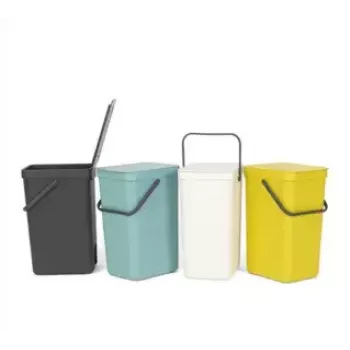 Trash Can Brabantia 109966 16L Rectangular Grey