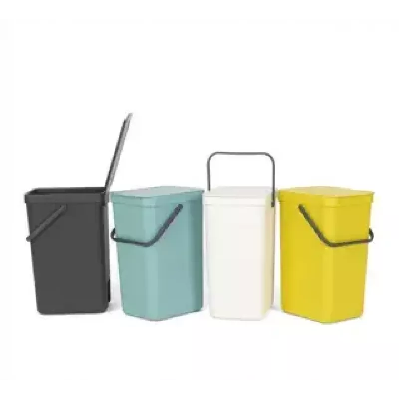 Trash Can Brabantia 109966 16L Rectangular Grey