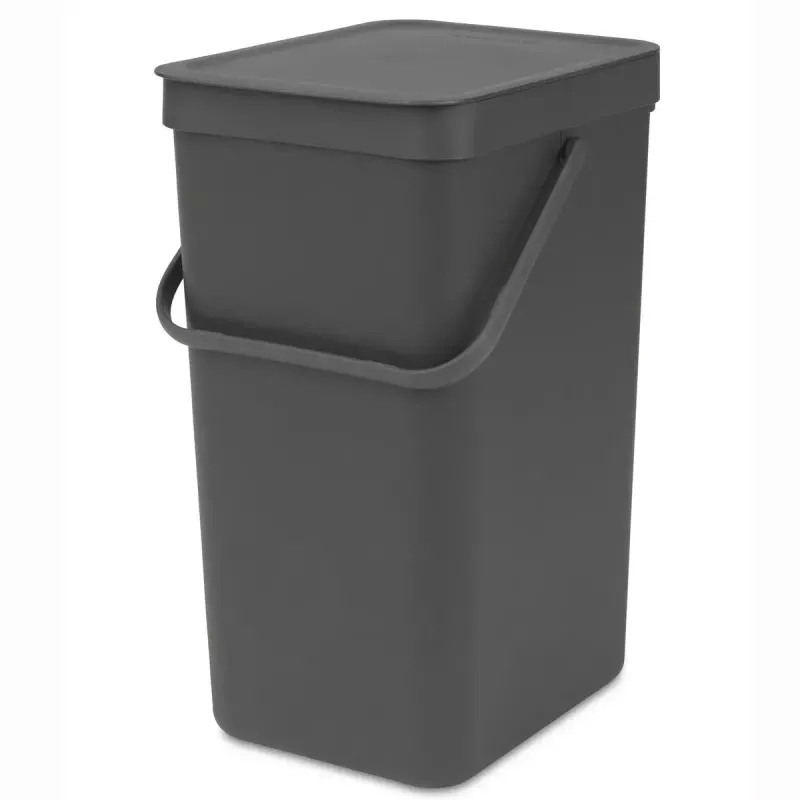 Trash Can Brabantia 109966 16L Rectangular Grey
