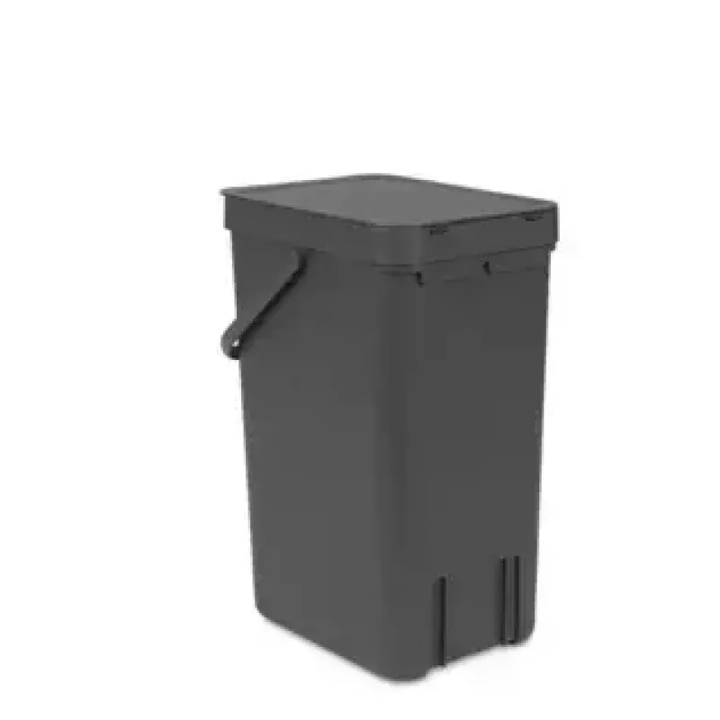 Trash Can Brabantia 109966 16L Rectangular Grey