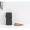 Trash Can Brabantia 109966 16L Rectangular Grey