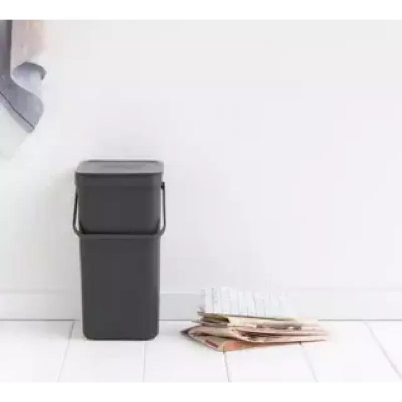 Trash Can Brabantia 109966 16L Rectangular Grey