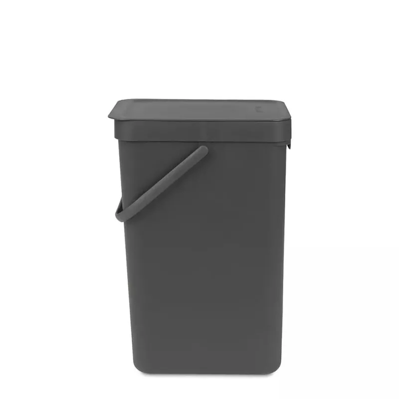 Trash Can Brabantia 109966 16L Rectangular Grey