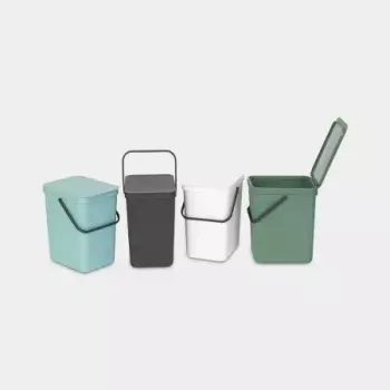 Trash Can Brabantia 129964 25L Rectangular Plastic Green