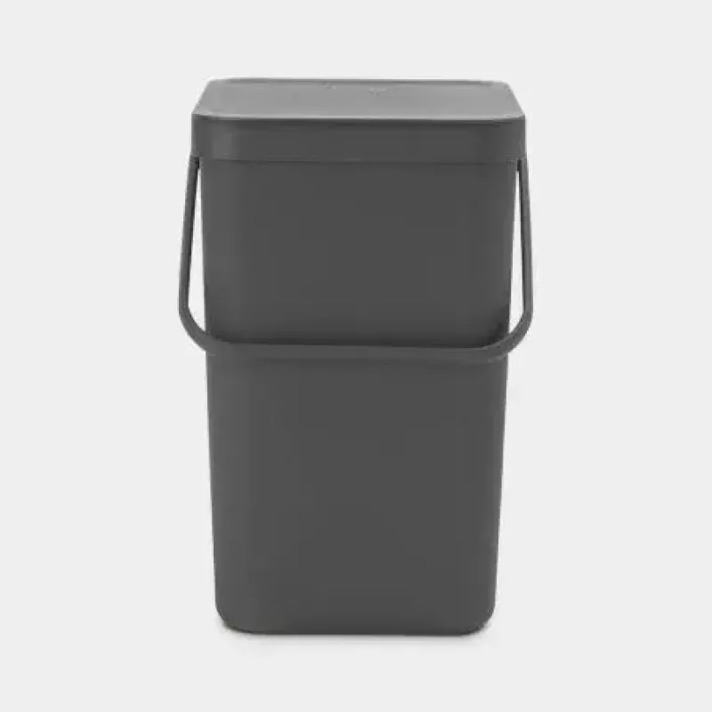 Trash Can Brabantia 129940 25L Rectangular Plastic Grey