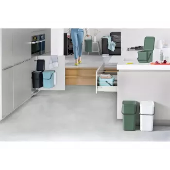 Waste Bin Brabantia Sort & Go 3 L Green Width 188 mm Depth 139 mm Height 181 mm