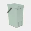 Waste bin BRABANTIA Sort & Go 12 L 1 basket Green 200×249×351 mm
