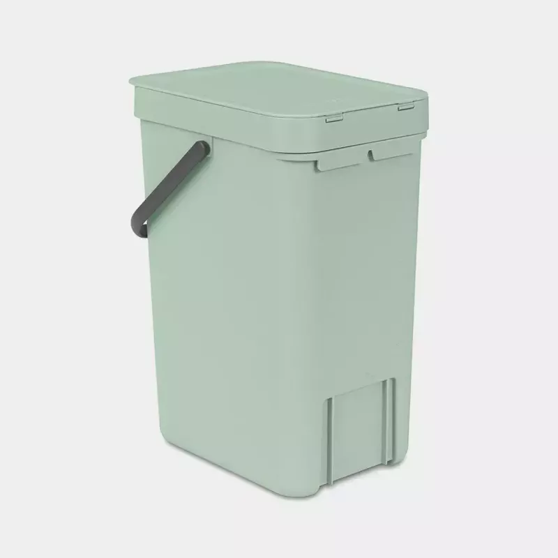 Waste bin BRABANTIA Sort & Go 12 L 1 basket Green 200×249×351 mm