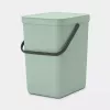 Brabantia Sort & Go 25 L Green Waste Bin 265x340x400 mm