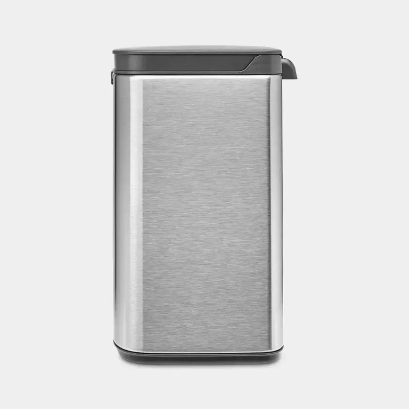 Waste Bin Brabantia Bo 4 L Rectangular Steel Black 22 28 49
