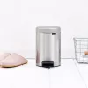 Pedal Bin Brabantia newIcon Round Brushed steel