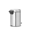 Pedal Bin Brabantia newIcon Round Brushed steel