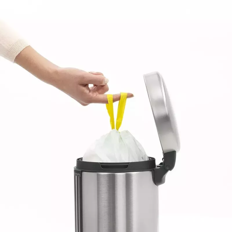 Pedal Bin Brabantia newIcon Round Brushed steel
