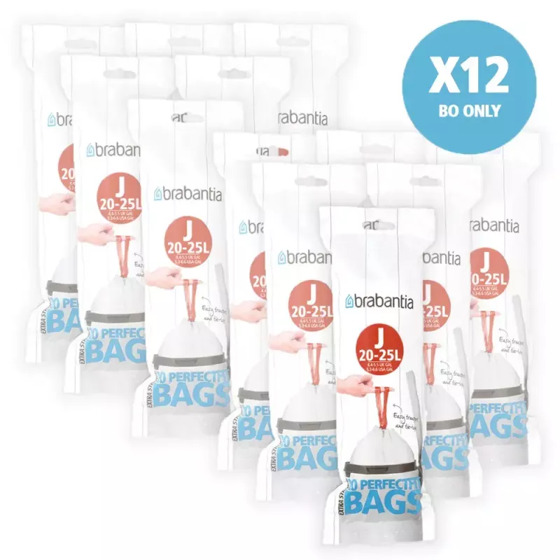 Trash Bag Brabantia 115585 23 L White