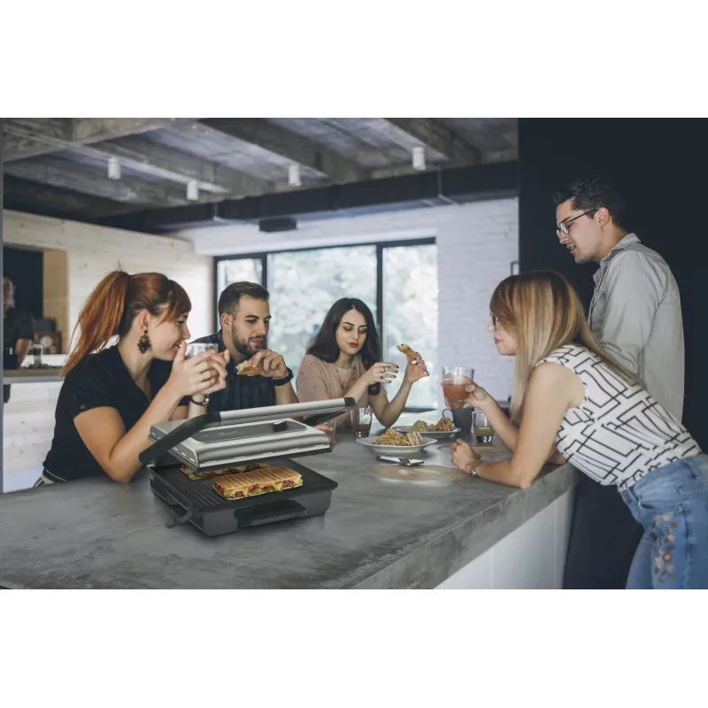 Contact grill Tefal Inicio GC242D 2000W Black Stainless Steel