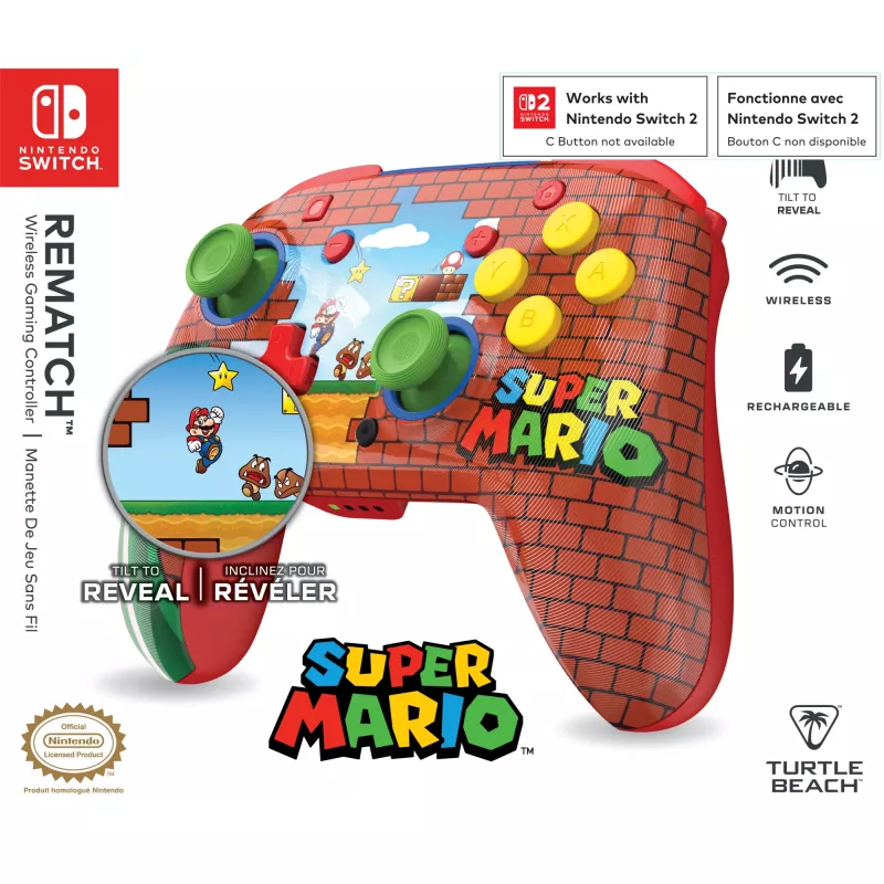 Gamepad Turtle Beach Rematch Advanced Wired 2025 Multicolour Nintendo Switch