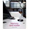 ICY BOX 2-in-1 Card Reader via USB Type-A & USB Type-C Interface